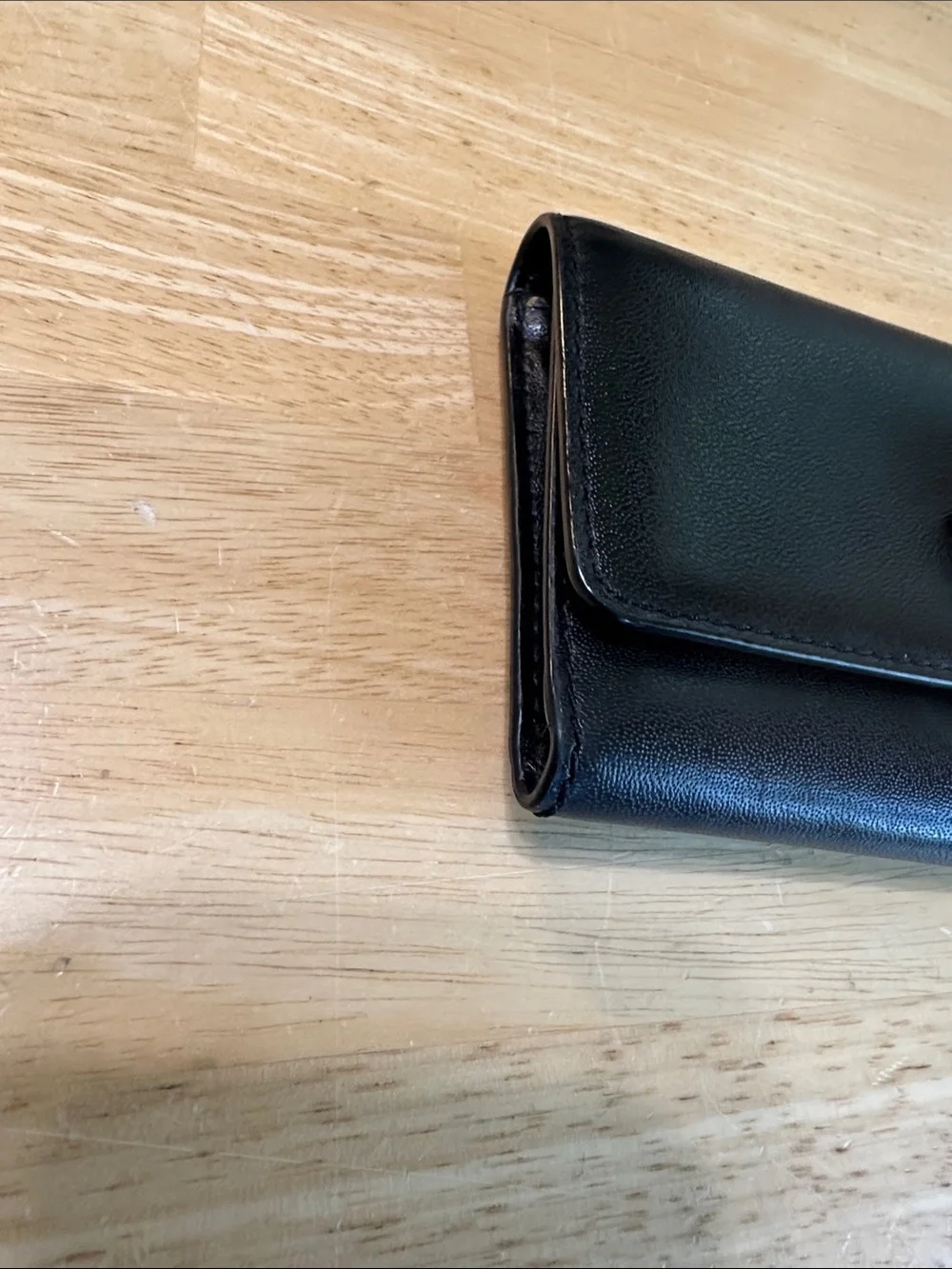 Marc by Marc Jacobs Black Leather Foldover Wallet